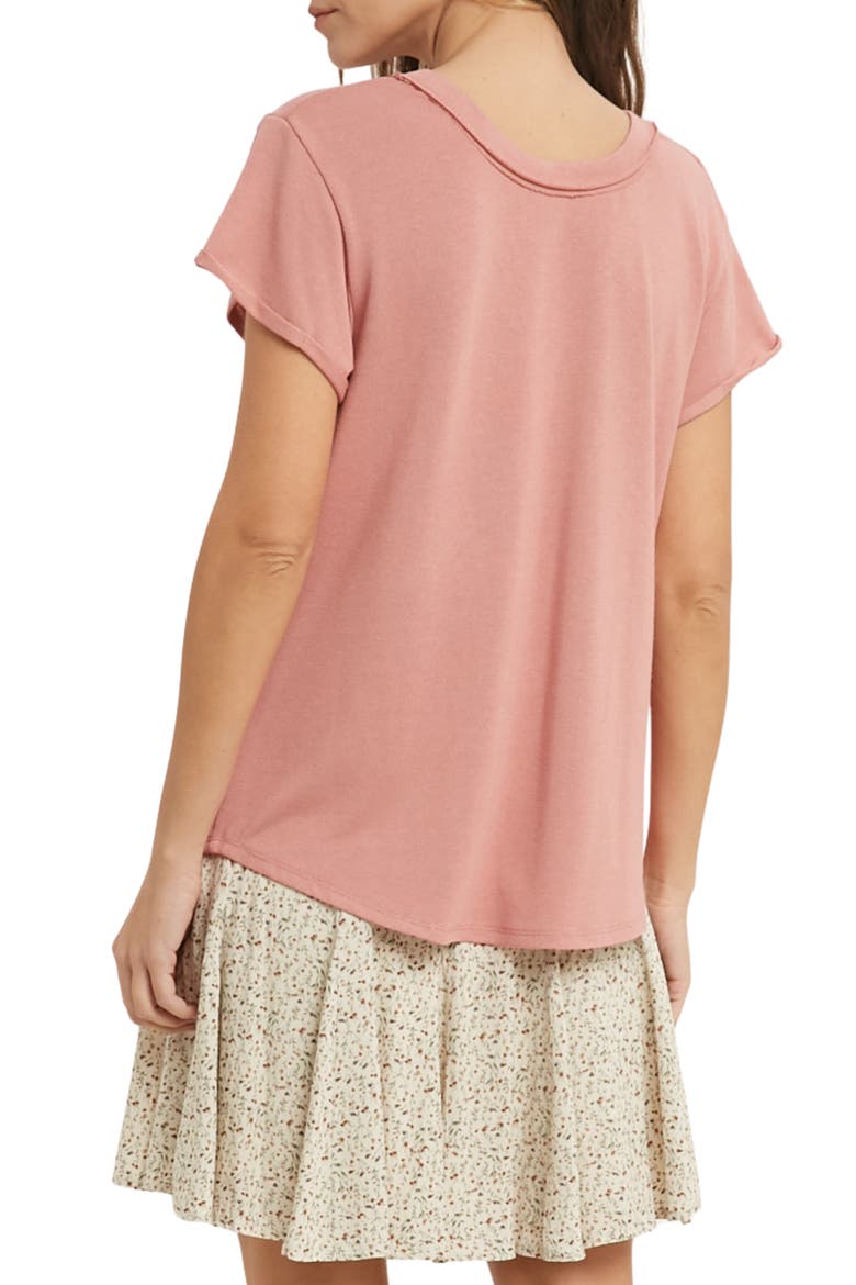 Surplice Jersey Top, Alternate, color, MAUVE