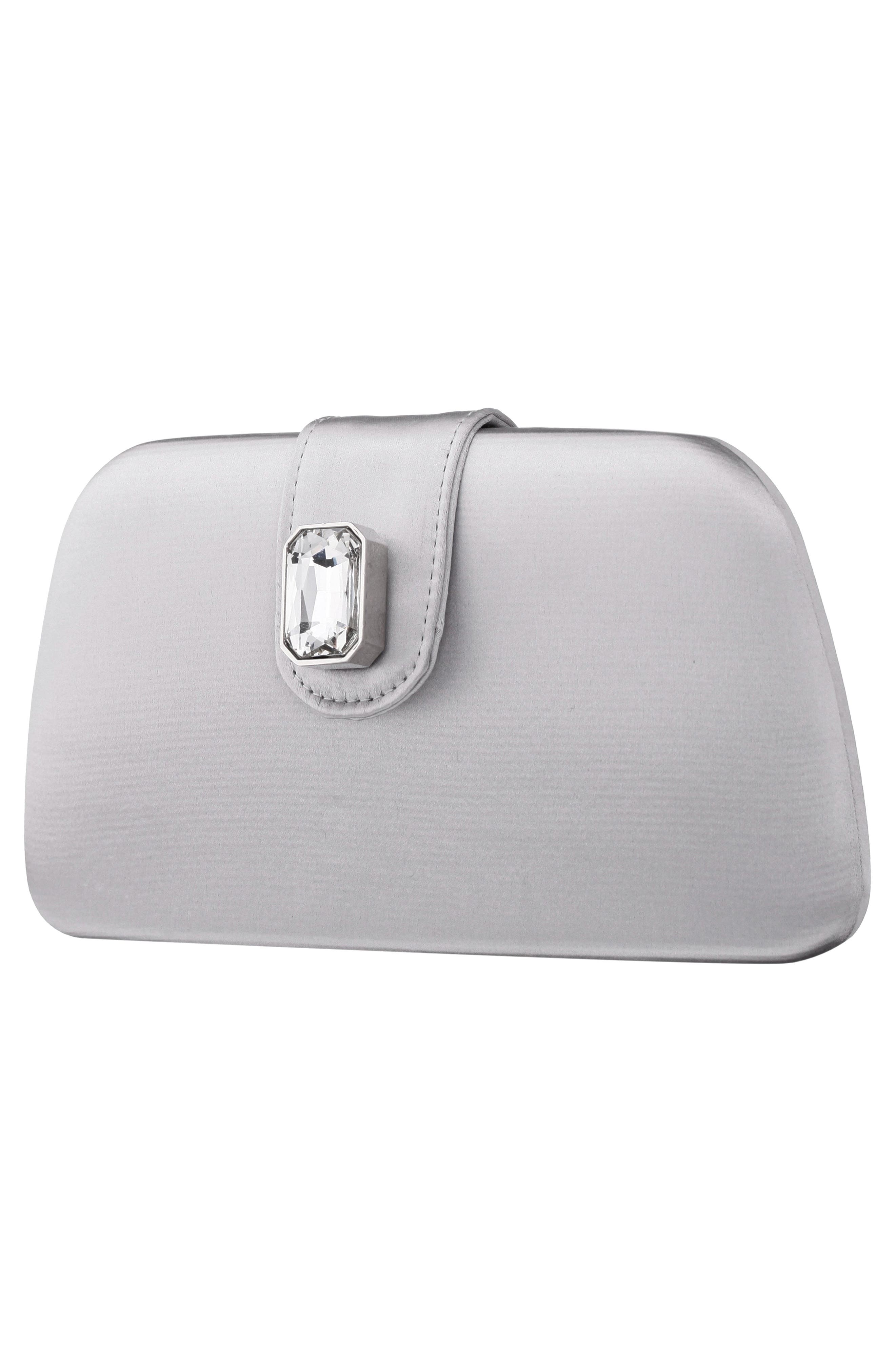 Nina Danni Clutch, Alternate, color, Silver