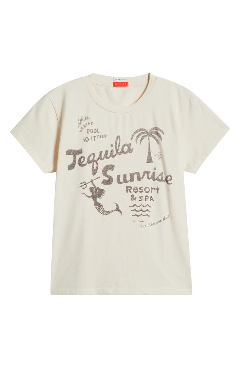 MOTHER The Boxy Goodie Goodie Stretch Cotton Graphic T-Shirt, Alternate, color, 