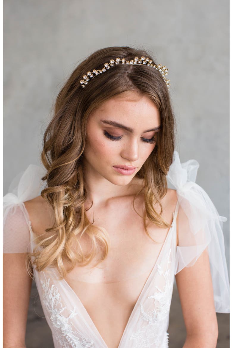 Sydney Crystal Crown, Alternate, color, GOLD