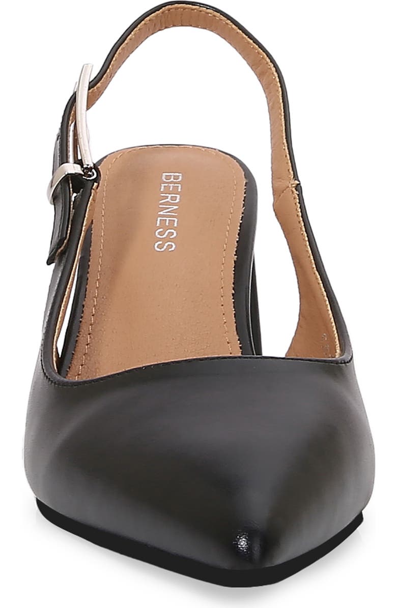 BERNESS Pointed Toe Slingback Pump, Alternate, color, Black
