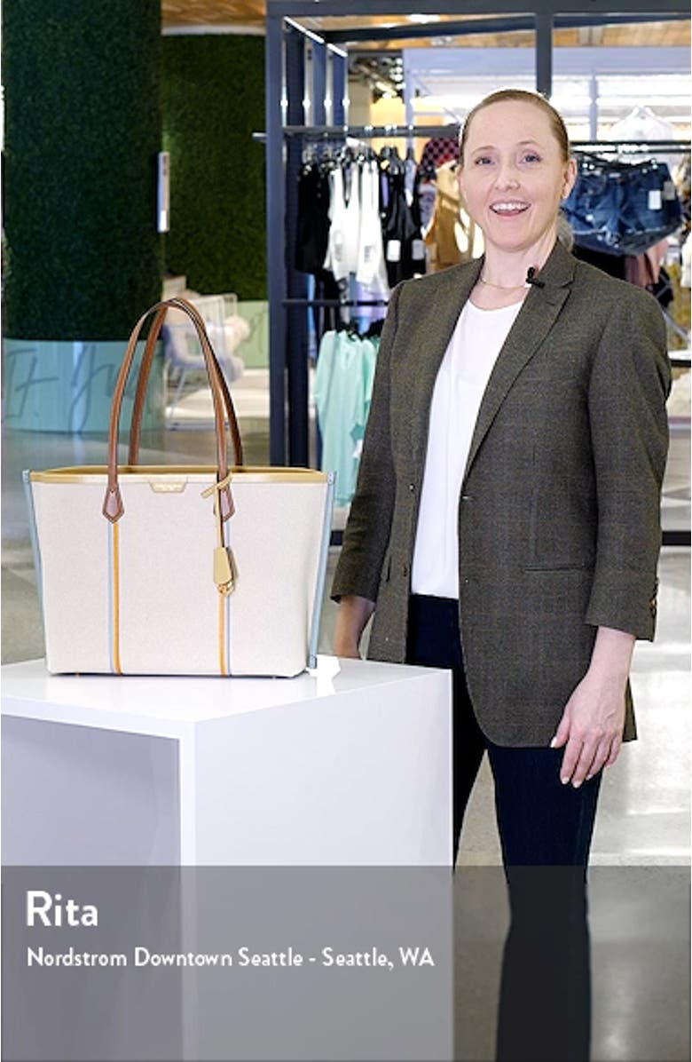 Perry Canvas Tote, sales video thumbnail