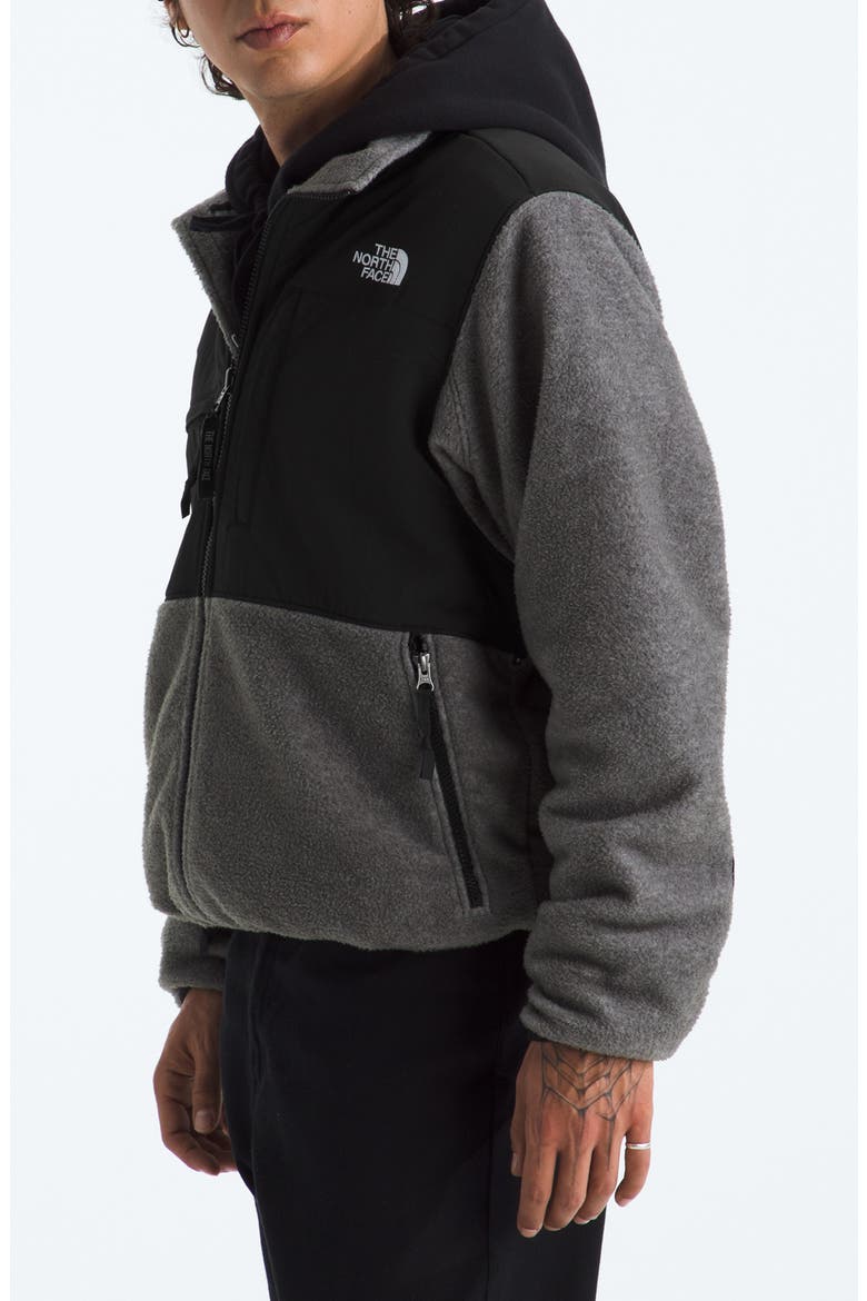 Retro Denali Jacket, Alternate, color, TNF MID GREY HEATHER/ BLACK