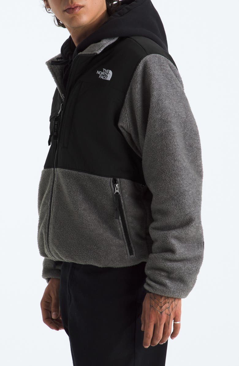 The North Face Retro Denali Jacket, Alternate, color, Tnf Mid Grey Heather/ Black