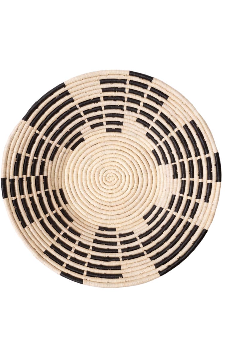 Maadili Collective Large Amplify Basket, Main, color, Black & Natural Fiber