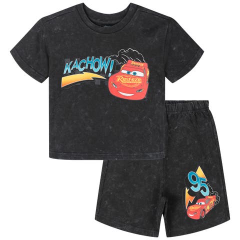Pixar Boys' 2-Piece Graphic T-Shirt and Shorts Set