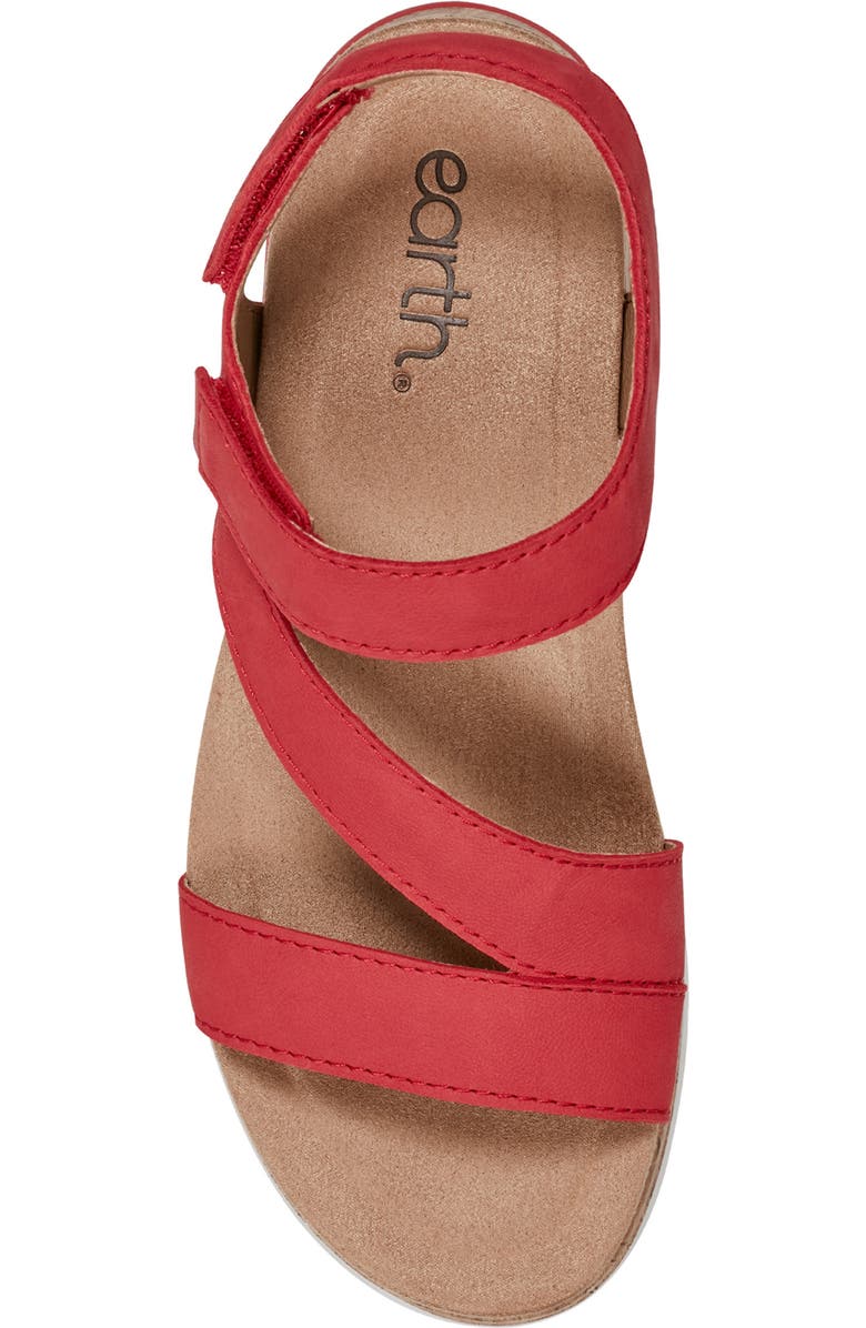 Earth<sup>®</sup> Roni Ankle Strap Sandal, Alternate, color, Medium Red