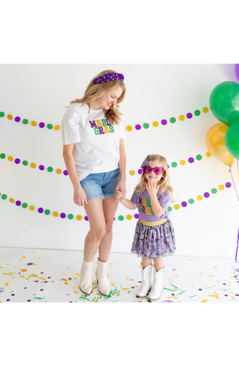 Sweet Wink Mardi Gras Tutu, Alternate, color, 