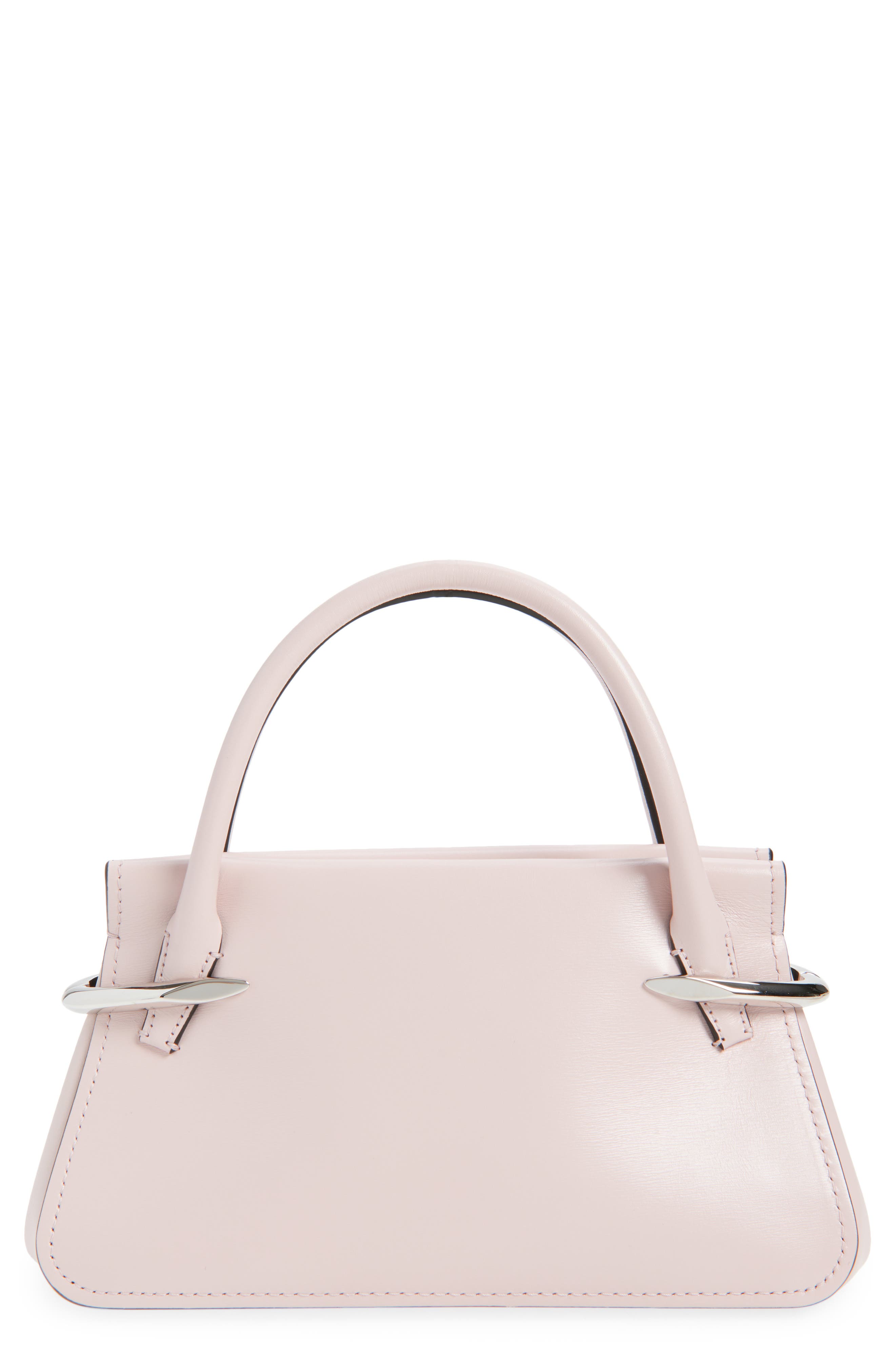 Givenchy Mini Pinch Leather Top Handle Bag, Main, color, Baby Pink