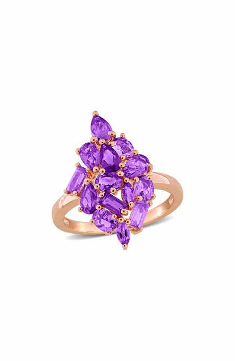 Amethyst Cluster Ring