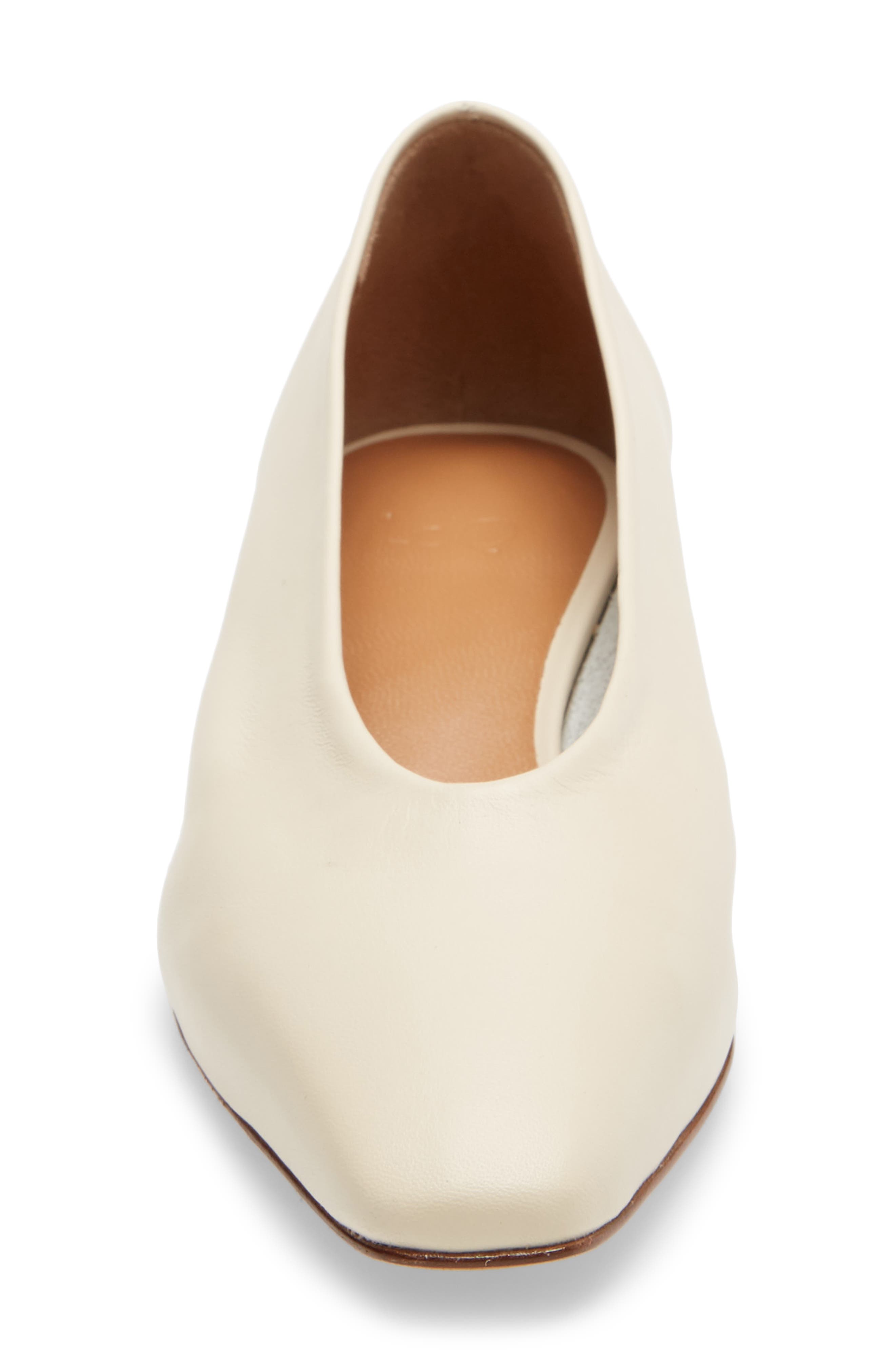 Paz Pump, Alternate, color, CREMA LEATHER