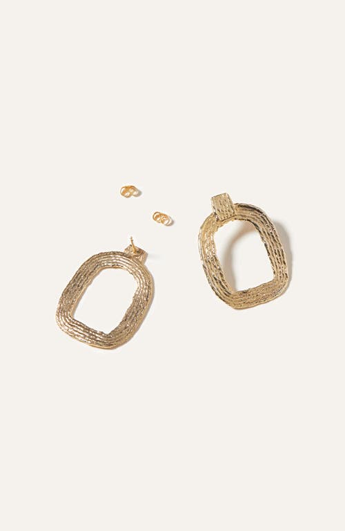Cog Eva Hoop Earrings In Gold