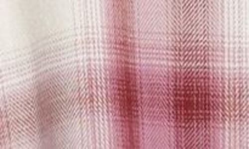 Rails Hunter Shirt In Faded Plum Ivory In Faded Plum Ivory