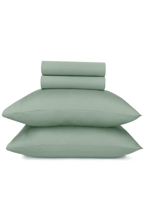 Signature Comfort 100% Egyptian Cotton Soft Sateen Sheet Set