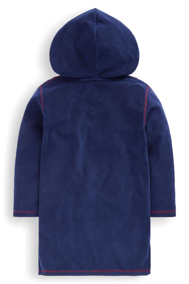 Kids' Shark Appliqué Terry Cover-Up Hoodie, Alternate, color, NAVY SHARKS