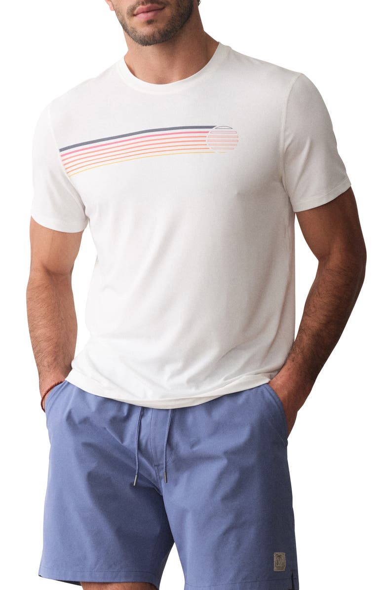 Marine Layer Recycled Sport Graphic T-Shirt, Main, color, White