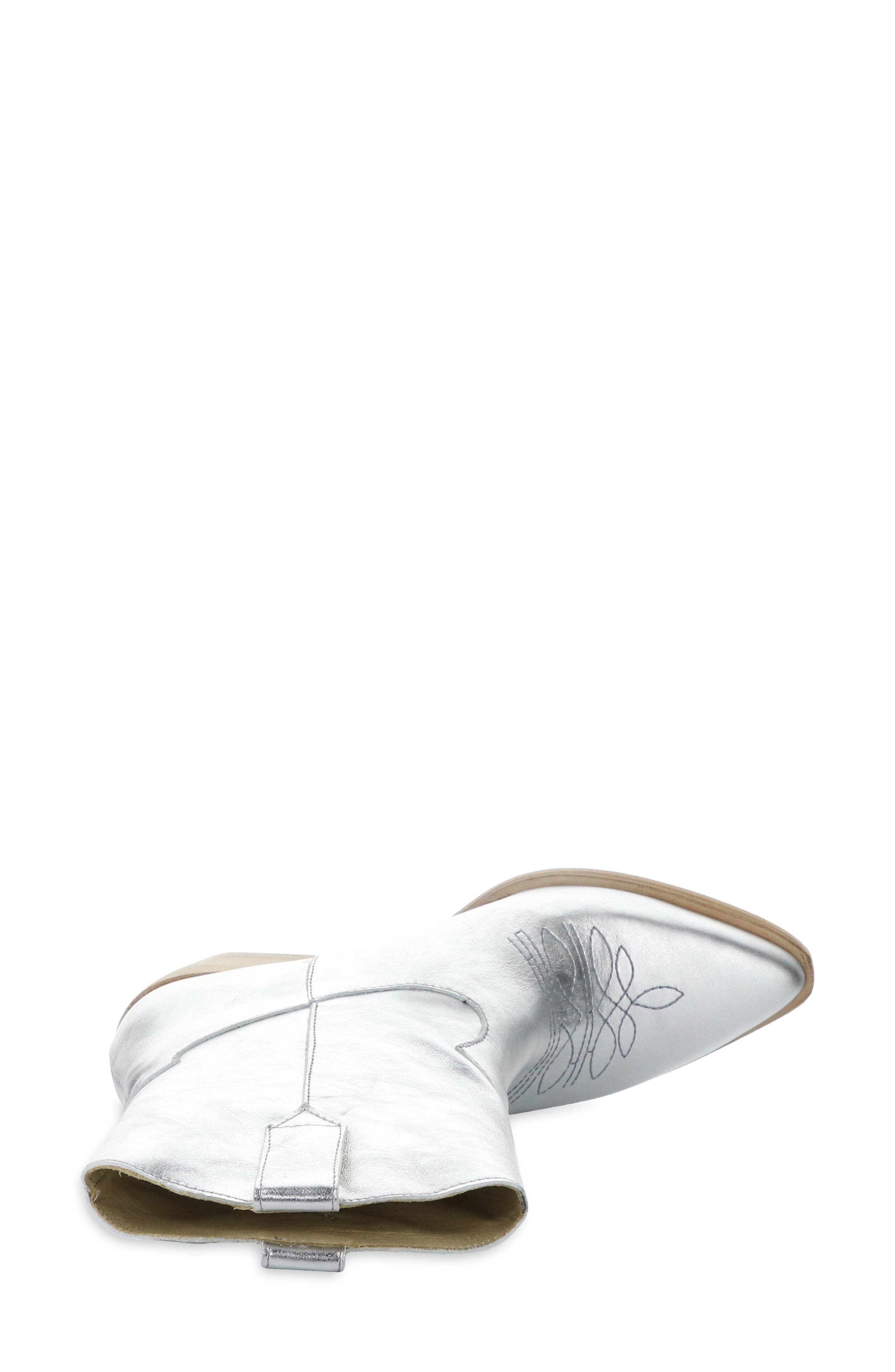 Fly London Wofy Pointed Toe Western Boot, Alternate, color, 