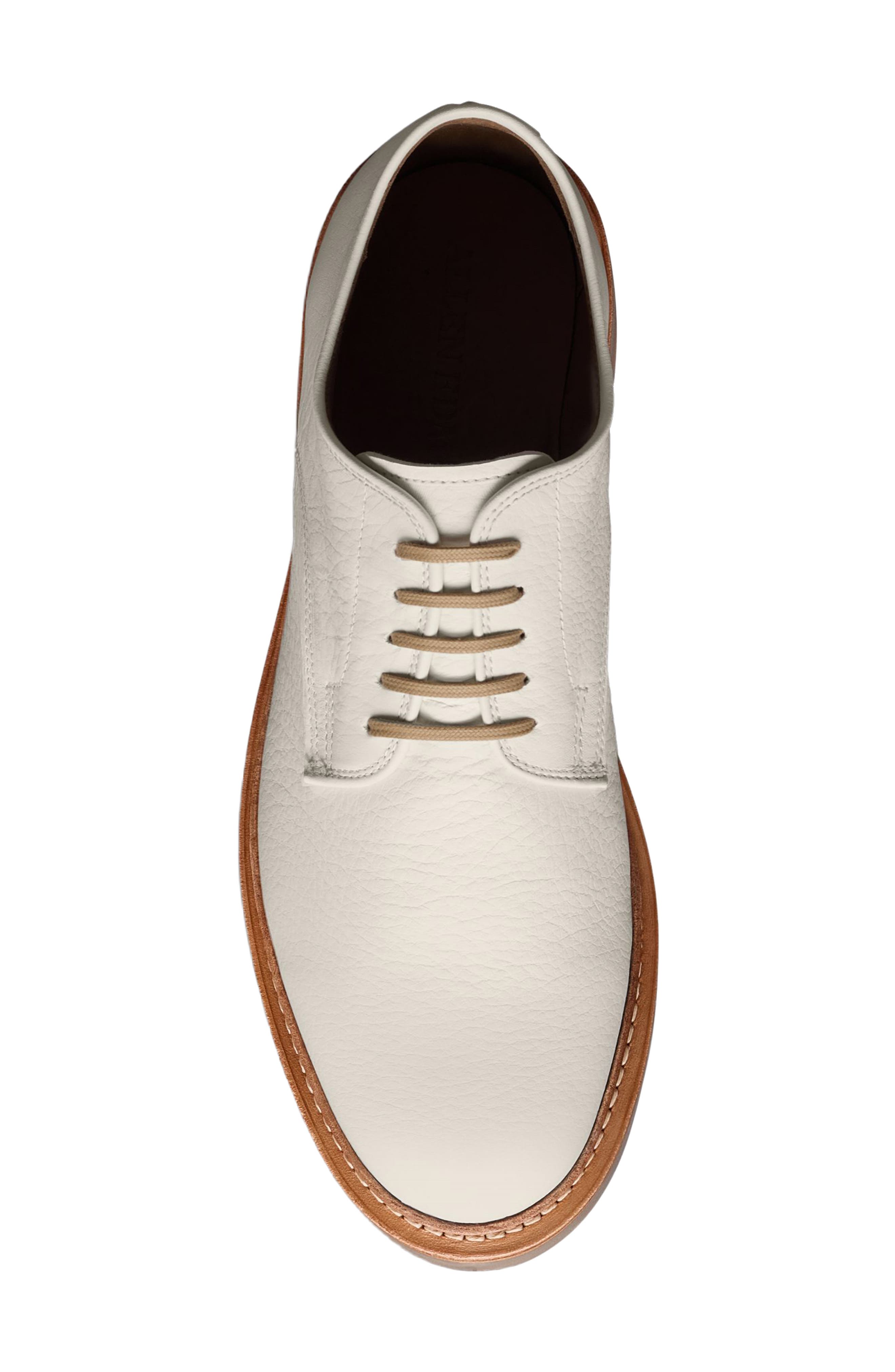 Allen Edmonds Amesbury Derby, Alternate, color, Off White
