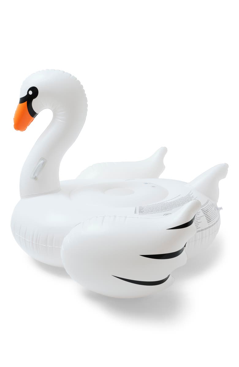 Sunnylife The Resort Luxe Inflatable Swan Pool Float, Alternate, color,