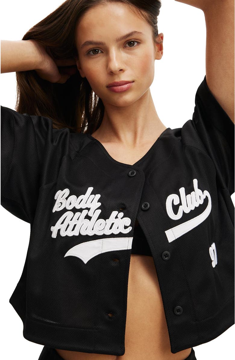 COTTON ON BODY Women's Active Mesh Raglan Graphic Tee, Main, color,