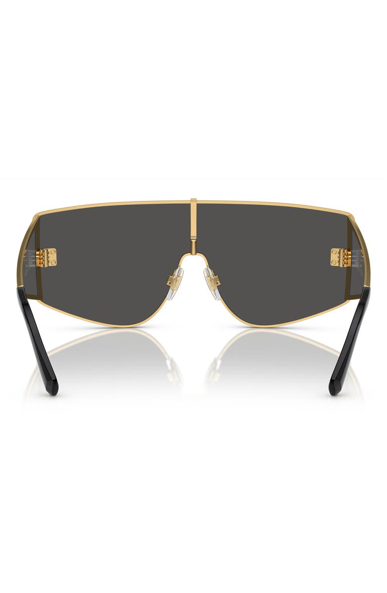 Dolce&Gabbana Shield Sunglasses, Alternate, color, Gold