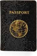 JUDITH LEIBER COUTURE Traveler Crystal Beaded Passport Holder