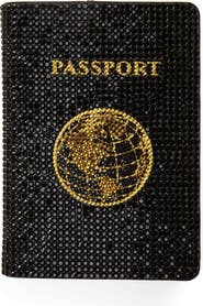 JUDITH LEIBER COUTURE Traveler Crystal Beaded Passport Holder
