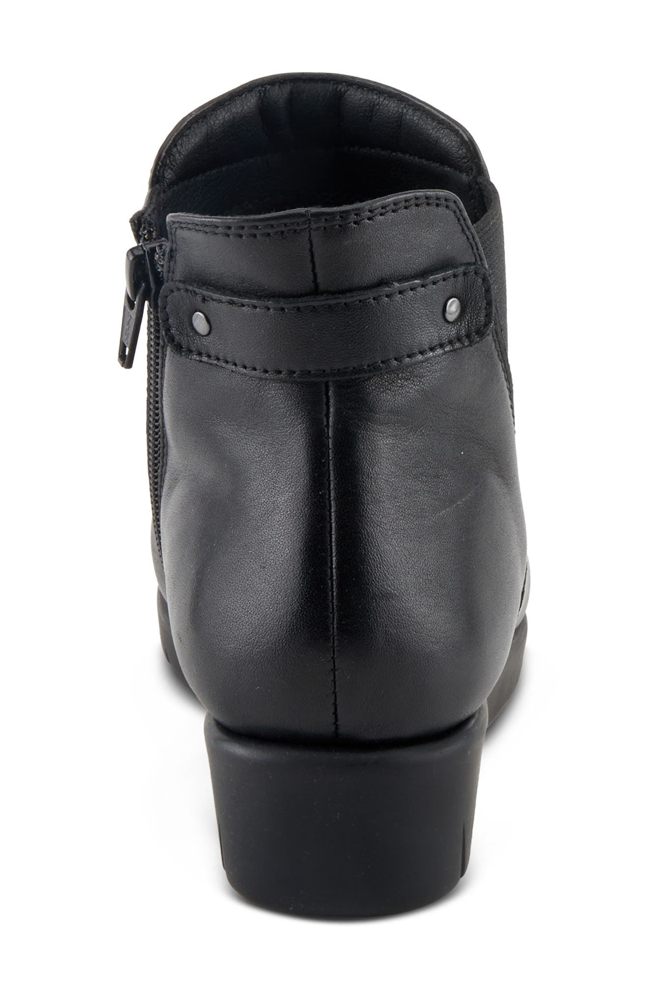 Spring Step Apso Platform Wedge Bootie, Alternate, color, Black