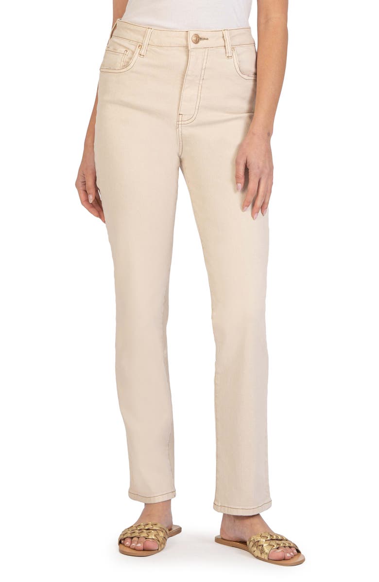 KUT from the Kloth Christine High Waist Straight Leg Jeans, Main, color, 