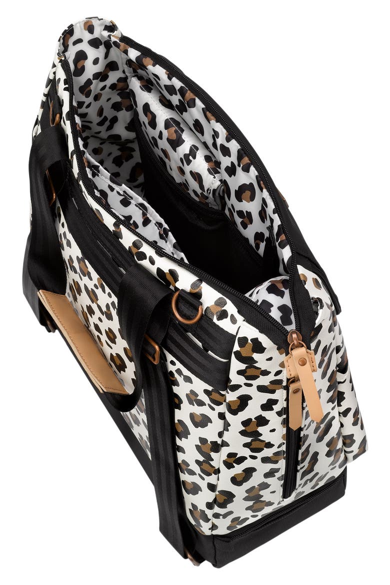 Pivot Diaper Backpack, Alternate, color, MOON LEOPARD