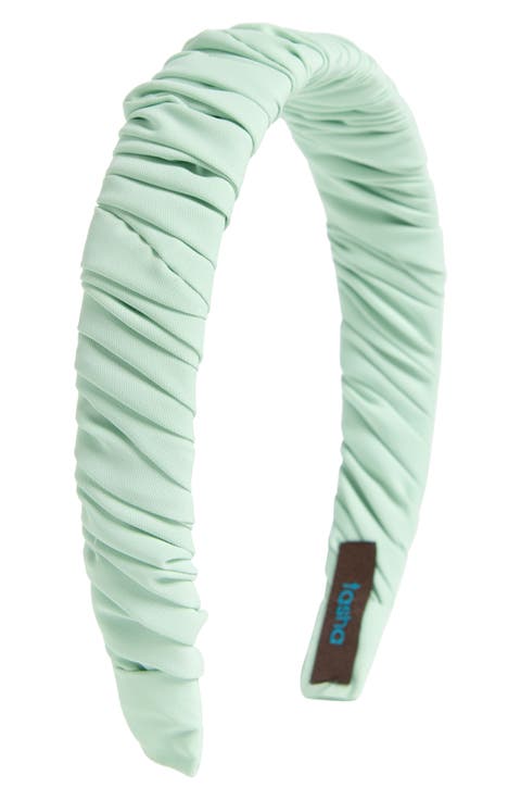 Ruched Satin Headband