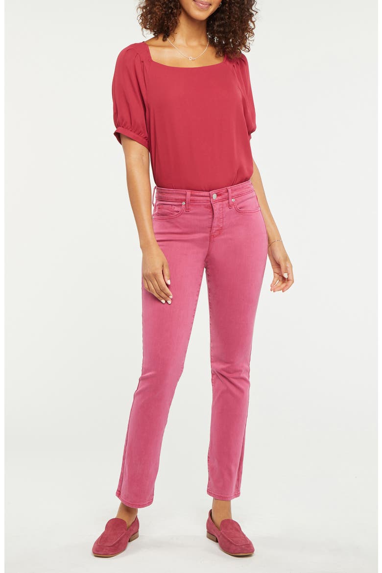 Sheri High Waist Stretch Slim Ankle Jeans, Alternate, color, ORCHID FLOWER