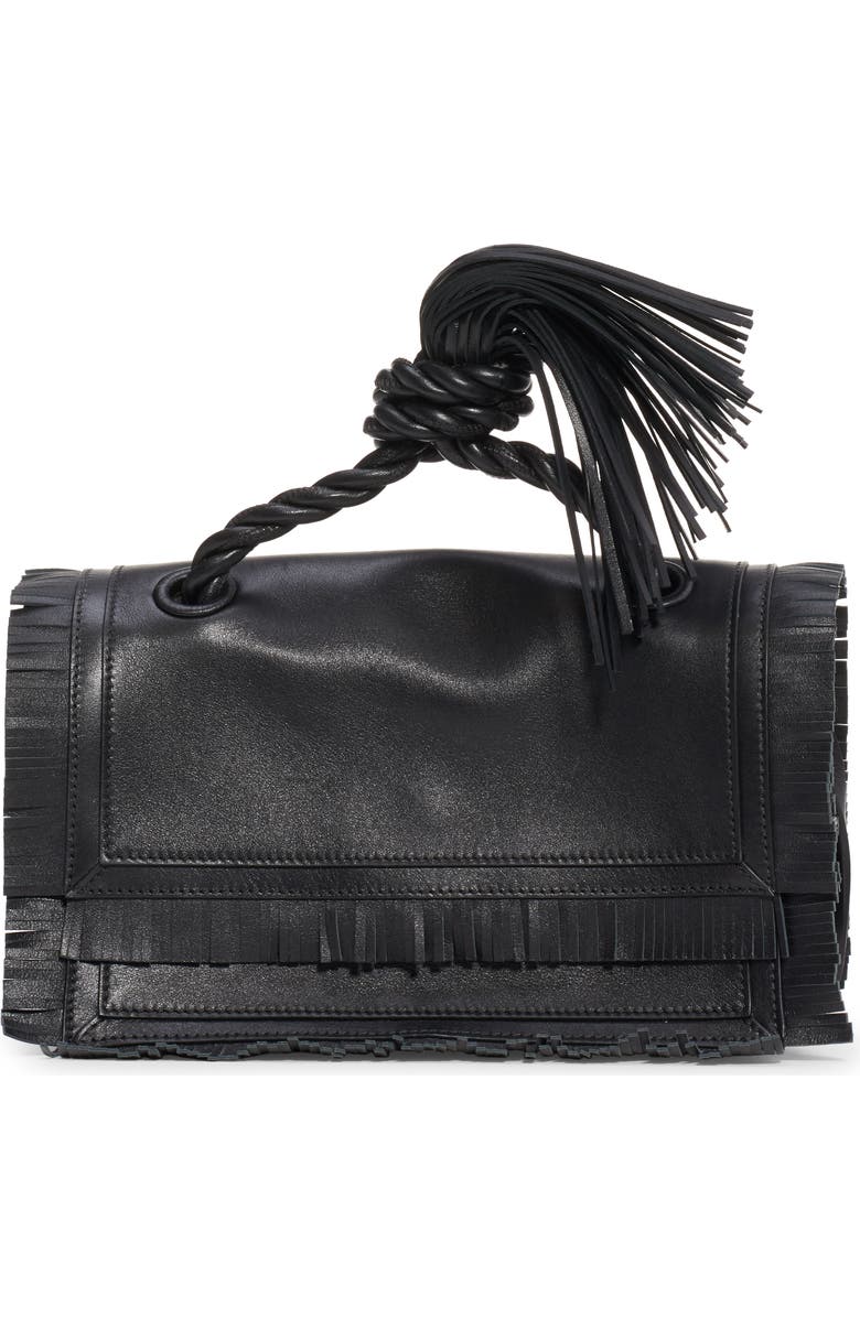 Valentino Garavani The Rope Small Leather Clutch, Main, color,