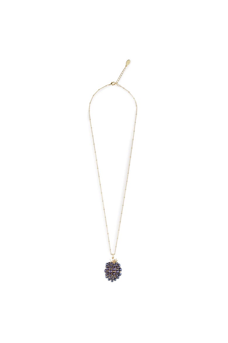 Blackberry and Mouse Locket, Alternate, color, Blackberry & Mouse