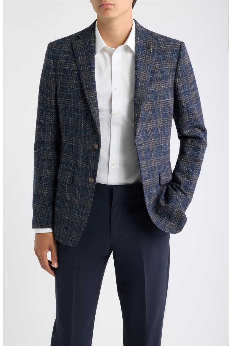 Bleecker Wool Blend Sport Coat, Main, color, NAVY