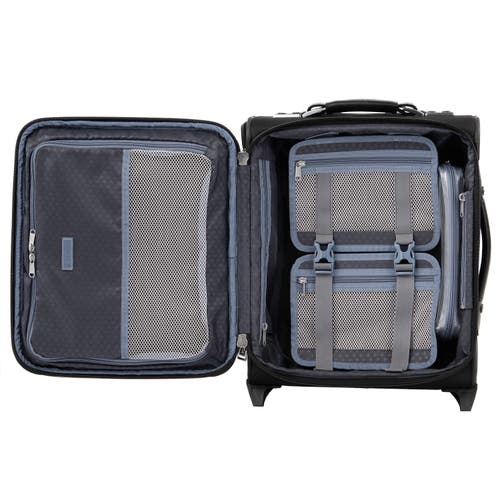 Travelpro Platinum Elite Softside Expandable Carry-on 16-inch 2 Wheel Luggage In Shadow Black