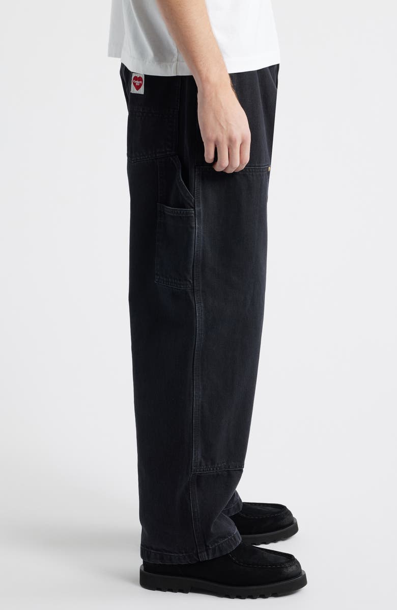 Carhartt Work In Progress Nash Double Knee Loose Fit Jeans, Alternate, color, Grey Multi