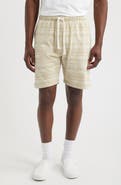 DARK SEAS Cyrus Stripe French Terry Drawstring Shorts