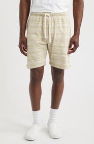 DARK SEAS Cyrus Stripe French Terry Drawstring Shorts