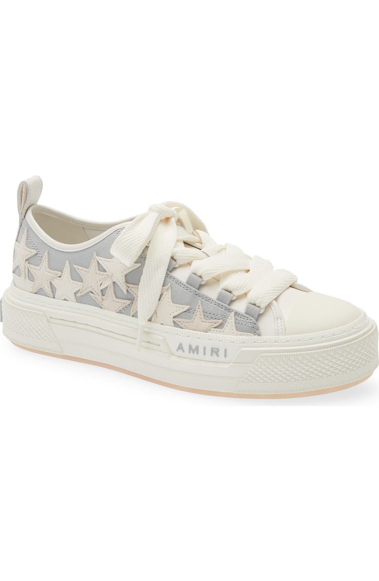 AMIRI Stars Court Low Sneaker, Main, color, Ash