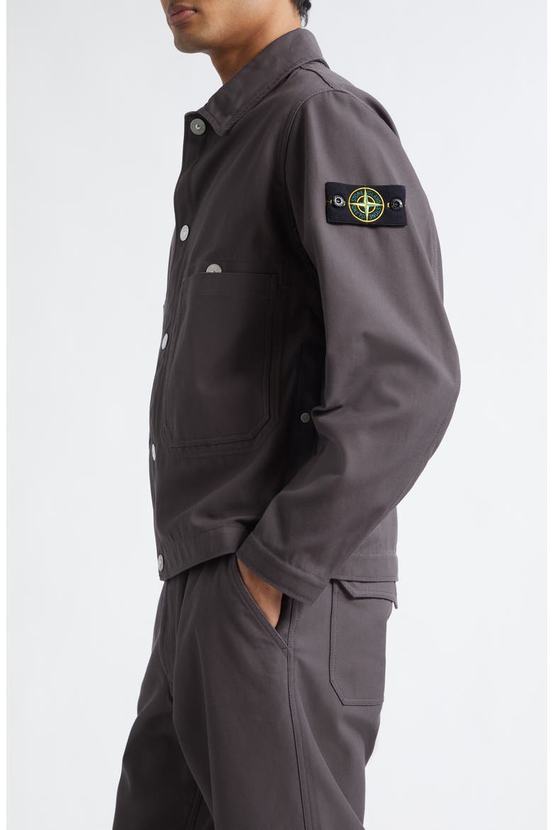 Cotton Canvas Jacket, Alternate, color, CHARCOAL