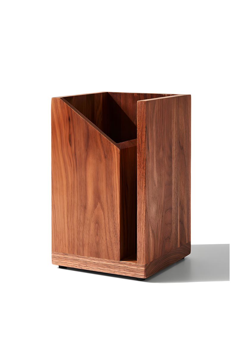 The Base Utensil Crock, Alternate, color, Maple