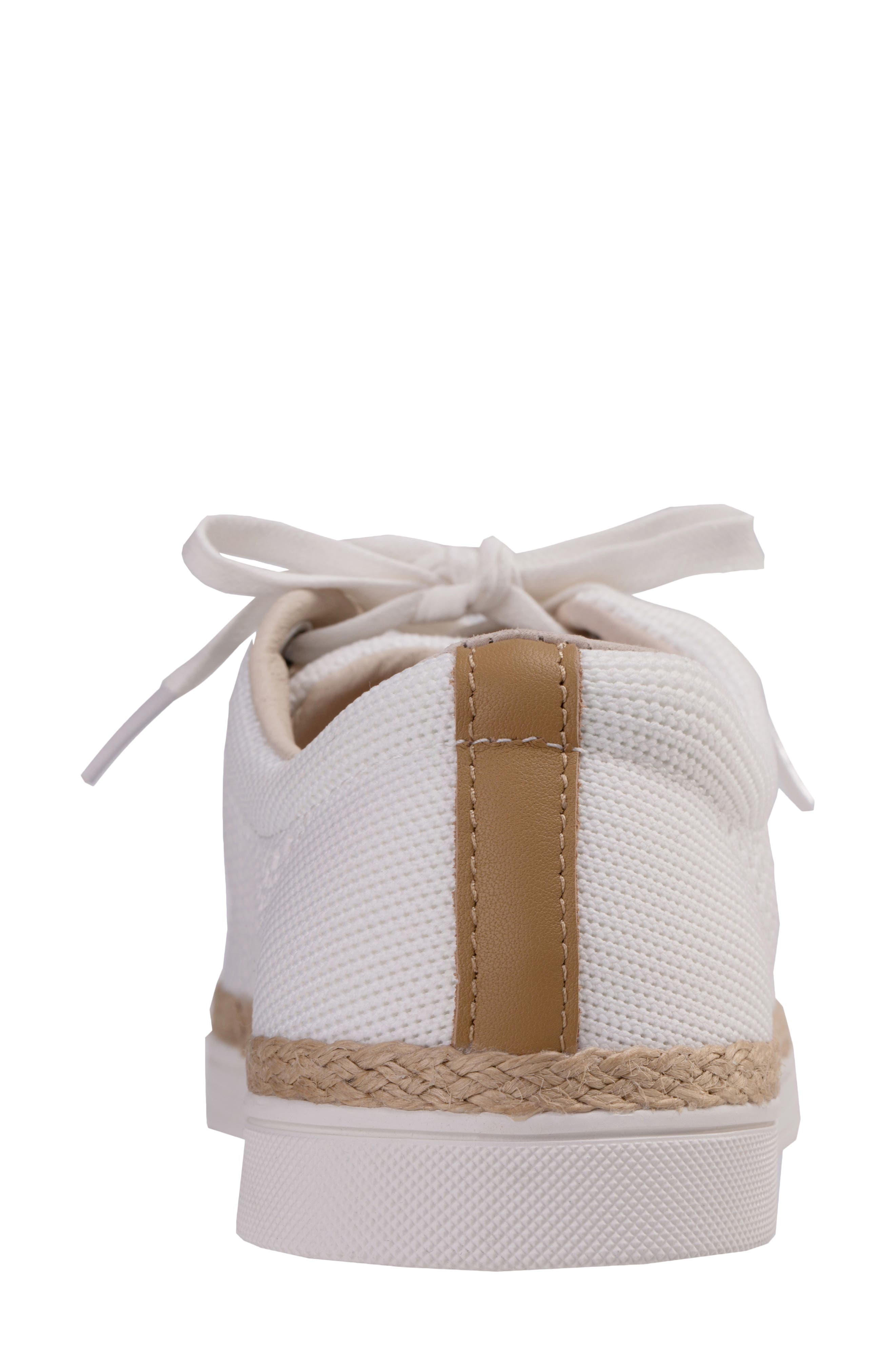 Macey Perforated Sneaker, Alternate, color, WHITE