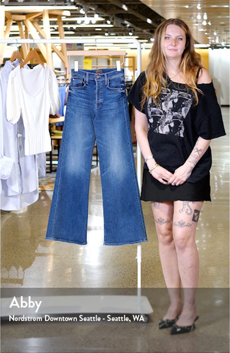 The Tomcat Roller Sneak High Waist Wide Leg Jeans, sales video thumbnail