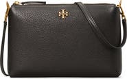 Tory Burch Mercer Pebbled Zip Crossbody Bag