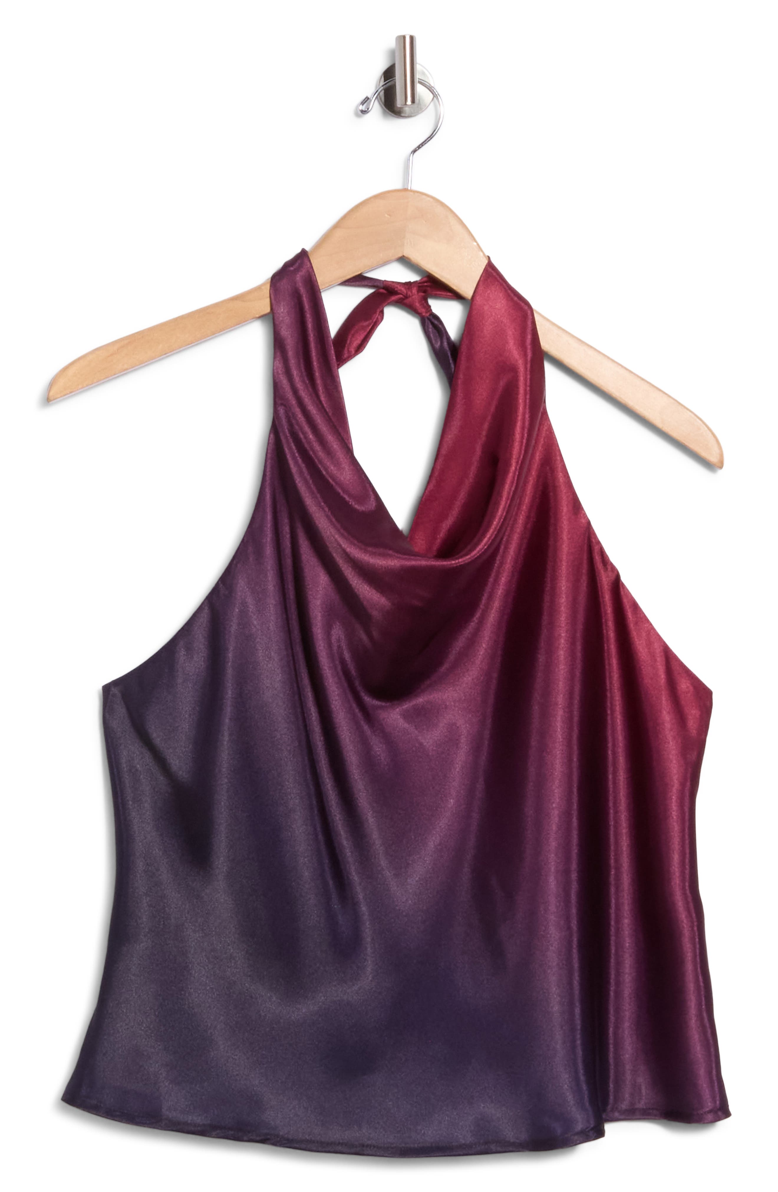 Satin Ombre Halter Top