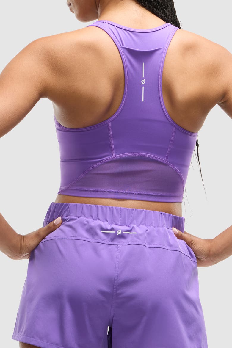PaceForm Fitted Race Tank, Alternate, color, Bright Purple