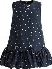 Sweet Cactus Polka Dot Bow Dress