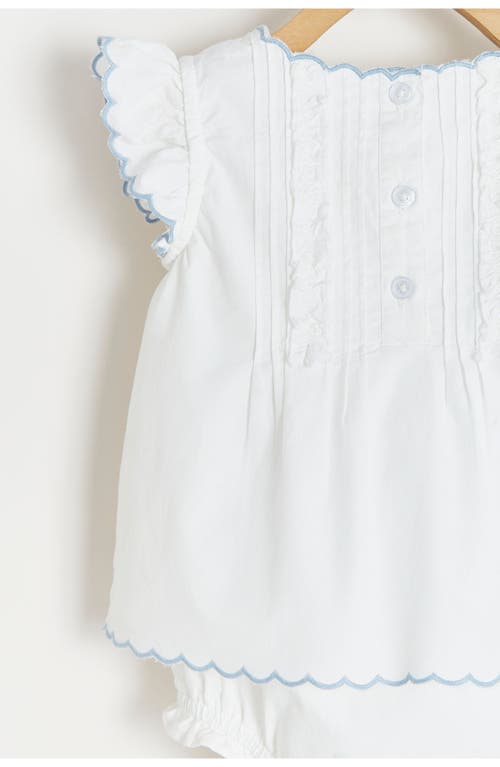 Shop Babycottons Monaco Bodysuit In White