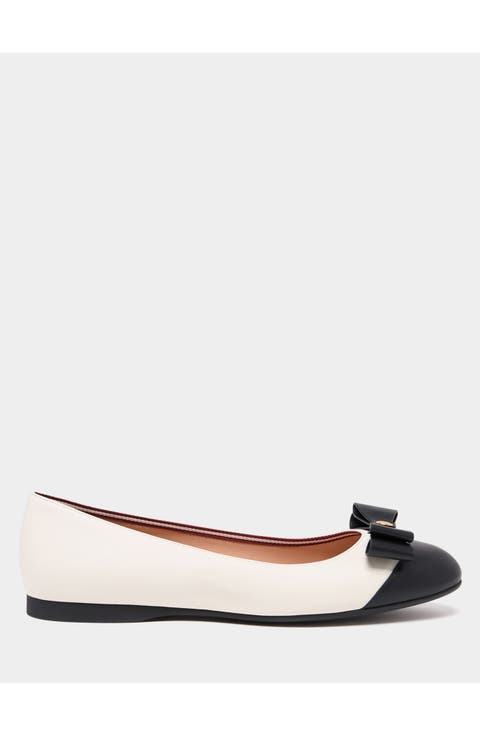 Ysla Ballet Flat in Leather